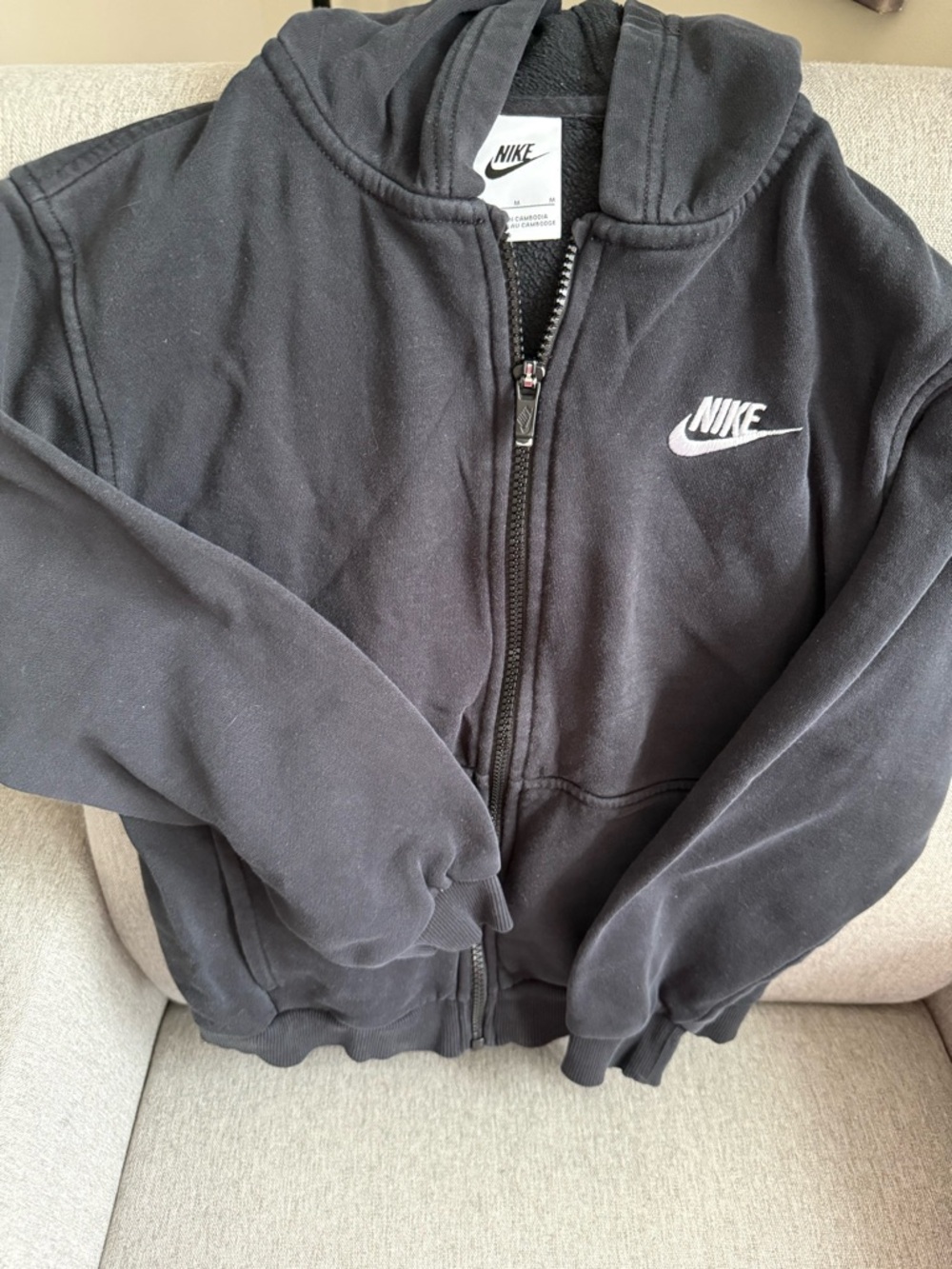 Boys Nike Black hoodie